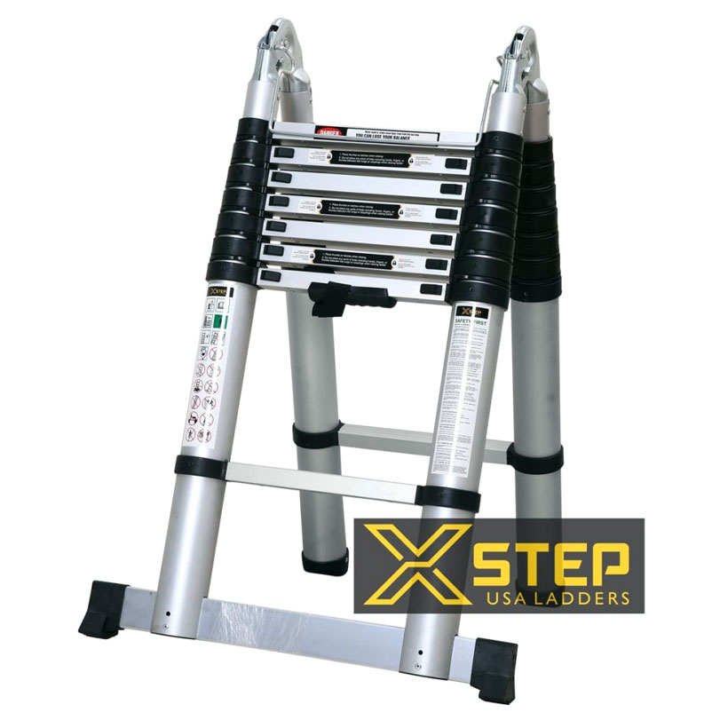 Thang nhôm rút gọn chữ A Xstep XM-19