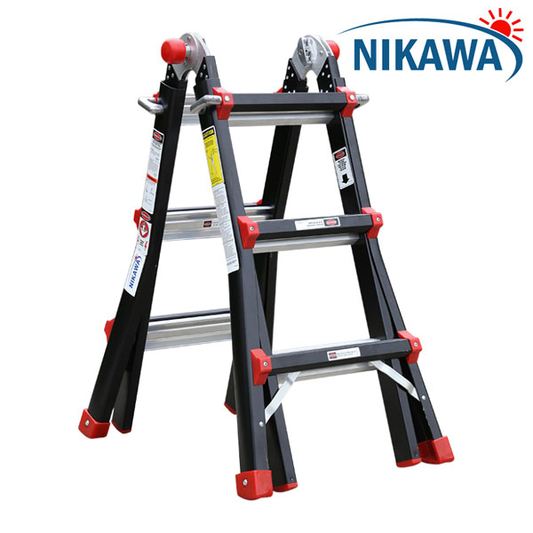 Thang nhôm rút chữ A Nikawa NKB-43