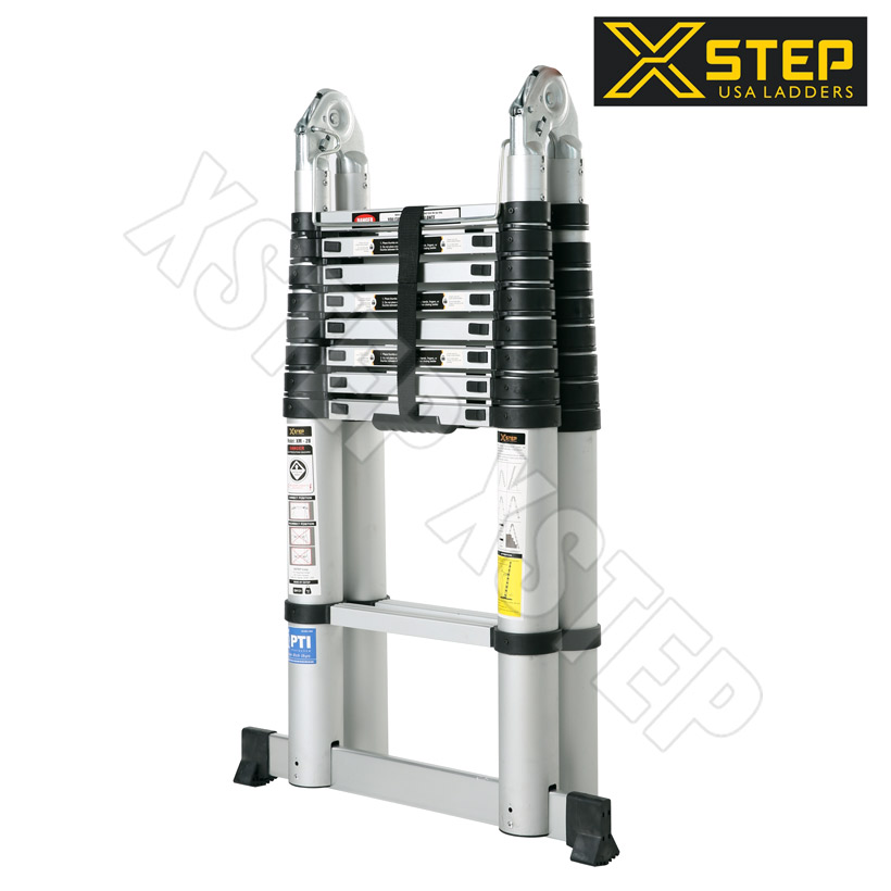 Thang nhôm rút chữ A Xstep XM-28