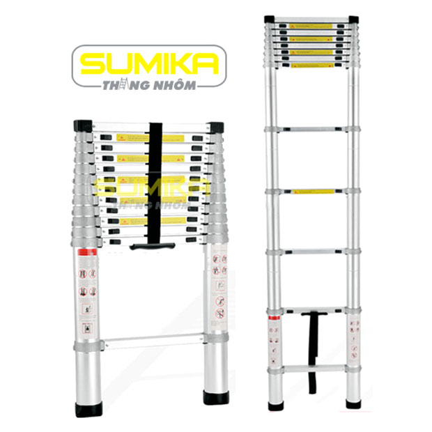 Thang nhôm rút đơn 3.8m Sumika SK-380A