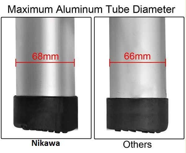 Ống thang nhôm Nikawa NK-26 được tăng cường kích thước